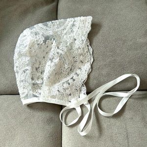 Baptism Christening Bonnet